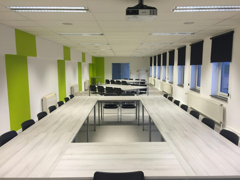 Image of an office meeting room